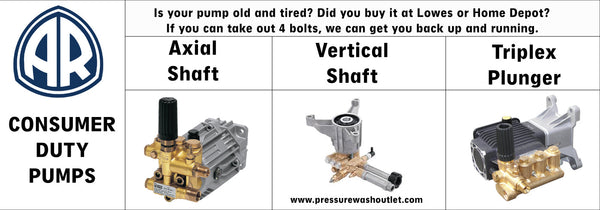 AR PUMPS - CONSUMER DUTY PUMPS